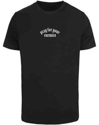 Produktbild von Mister Tee - "Pray For Your Enemies" T-Shirt für Herren TN2125 (M) (Schwarz)