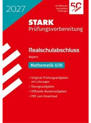 Image de STARK Mathematik II/III - Realschulabschluss 2027 Bayern - Prüfungsvorbereitung