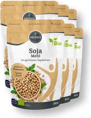 Produktbild von BORCHERS 6x  Premium Sojamehl (6x350g)