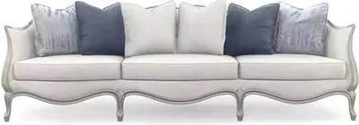 Produktbild von Design Sofa 3 Sitzer Stoff Couch Sofa Polster Sofas Wohnzimmer Dreisitzer Möbel