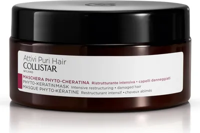 Produktbild von Collistar Phyto-Cheratina, 200 ml, Frauen, Sprödes Haar, beschädigtes Haar, Alle Farben, Reparatur, Glanz, Weichmachend, Verstärkung, Topf