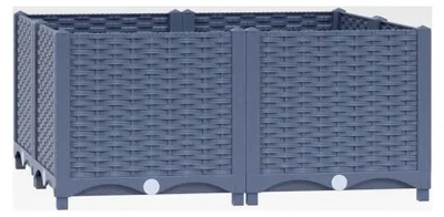 Produktbild von Hochbeet Pflanzkasten für Garten, Balkon und Terrasse 80x80x38cm aus Polypropylen