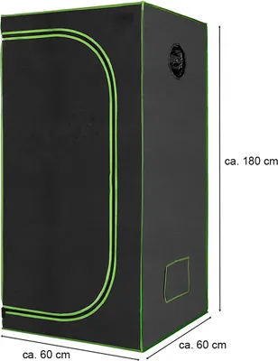 Produktbild von Gewächshaus Indoor Grow Pflanzenzelt Zuchtzelt Zelt Schrank 60x60x180cm - G5