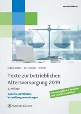 Immagine prodotto di Texte zur betrieblichen Altersversorgung 2019