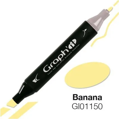 Obrázek produktu pro Popisovač Graph'It s dvojitým hrotem - banánový