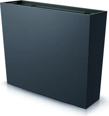 Image de Jardinière haute avec insert CORBI 77 cm anthracite 58 cm
