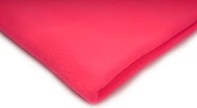 Produktbild von Polar Fleece Stoffe 200 g/m2 Neon Rosa 50 x 155 cm