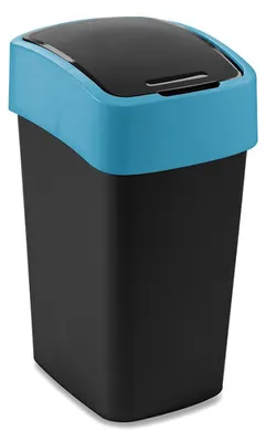 Immagine prodotto di Contenitore per rifiuti FLIP BIN, 25 litri, nero/blu