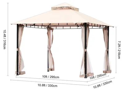 Zdjęcie produktu dla Namiot typu gazebo – pawilon ogrodowy – namiot kempingowy – zadaszenie – pawilon – składany namiot imprezowy – namioty