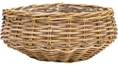 Produktbild von Pflanzkorb Leah Jakarta Naturfaser 48 x 48 x 20 cm grau braun