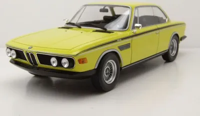 Zdjęcie produktu dla Minichamps 155028130 BMW 3,0 CSL 1971 żółty 1:18