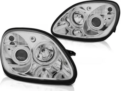 Produktbild von Scheinwerfer CCFL Angel Eyes passend für Mercedes SLK R170 Bj. 96-04 Chrom