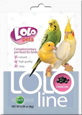 Zdjęcie produktu dla LoLo Pets - LOLOLINE- WĘGIELKI dla papug 8g