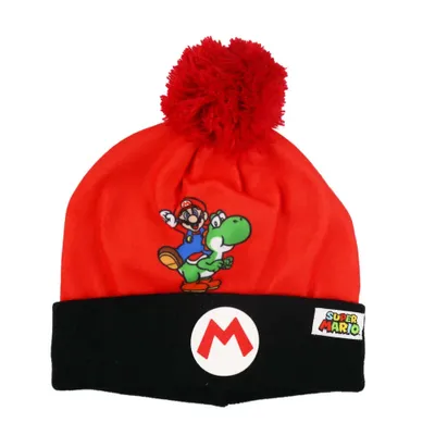 Produktbild von Super Mario Yoshi Kinder Herbst Wintermütze – 52 / Rot