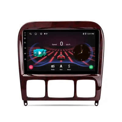 Zdjęcie produktu dla CarPlay Android Radio 9" 64GB do Mercedes S-Klasse W220 (1998–2005) GPS Bluetooth Android Auto