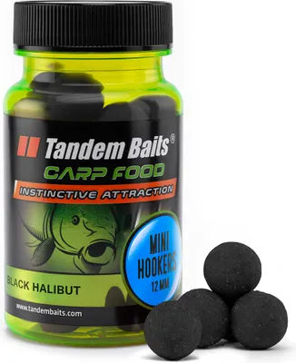 Obrázek produktu pro Carp Food Perfection Mini Hookers 12mm/50g Černý Halibut