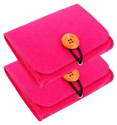 Produktbild von 2 Stück Filz Tragetasche für ätherische Öle – Stoßfester Organizer für Reisen und Zuhause
