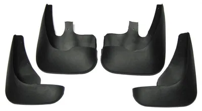 Für Ford Focus II MK2 ab 2004-2011 Schmutzfänger Spritzschutz Set VORNE + HINTEN in der Farbe von GOLDCAR