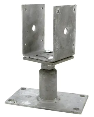 Produktbild von CONNEX Pfostenträger verstellbar 80-150 mm, feuerverzinkt, HV4270
