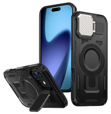 Obrázek produktu pro Techsuit – pouzdro CamVault MagSafe pro iPhone 17 – černé