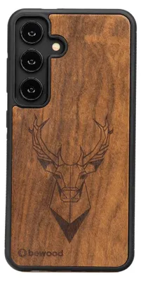 Produktbild von Bewood Holzhülle für Samsung Galaxy S24 IMBUIA DEER