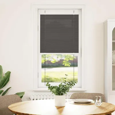 Produktbild von vidaXL Plissee Schwarz 65x150 cm Stoffbreite 64,4 cm Polyester