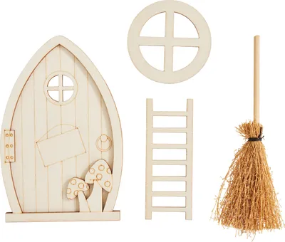 Produktbild von VBS Miniaturtür-Set "Pilze"