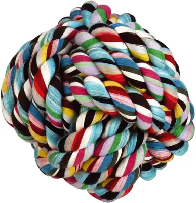 Obrázek produktu pro Hračka pro psy, bavlněná koule, pletená, 15 cm, Kerbl