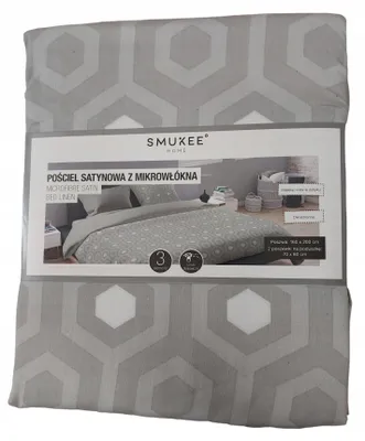 Produktbild von Smukee Mikrofaser Satin Bettwäsche-Set 160x200cm Wendbar