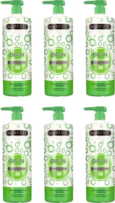 Produktbild von Biotin Shampoo mit Tocopherol (Vitamin B7) für brüchiges Haar 6x1000 ml