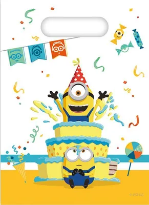 Produktbild von 6 Party-Tüten Minions Rise of Gru