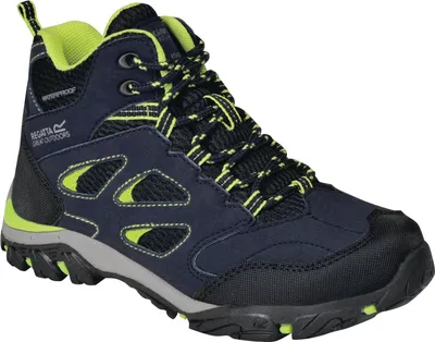 Produktbild von Regatta Kinder Wanderstiefel Holcombe IEP Junior RG3622 (28 EU) (Marineblau/Leuchtend Limone)