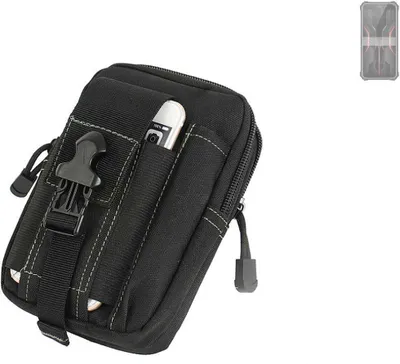 Produktbild von K-S-Trade Gürtel Tasche kompatibel mit FOSSiBOT F101P Gürteltasche Holster Schutz Hülle Handy Hülle Smartphone outdoor Handy-Hülle schwarz