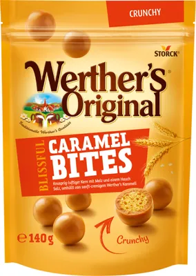 Produktbild von Werther’s Original Blissful Caramel Bites Crunchy, 140g