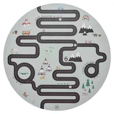 Produktbild von OYOY M107450, Babyspielmatte, Polyvinylchlorid (PVC), Mehrfarbig