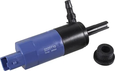 Image de Pompe à eau de lavage Phare avant 12 V 2 pôles METZGER pour entre autres RENAULT LAGUNA