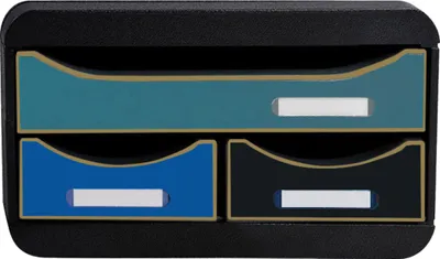 Image de Exacompta Module de classement Small Box 3 tiroirs Neo Deco assort. 311505D