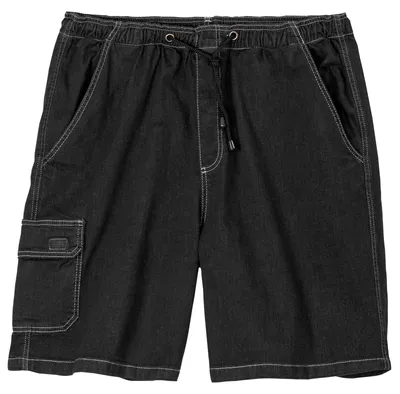 Produktbild von Abraxas Jeans-Cargo-Bermuda schwarz Übergröße