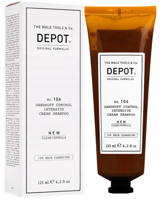 Produktbild von Depot 100 Hair Cleansing No. 106 Clear Formula Provitamin B5 Haarshampoo Antischuppen 125 ml