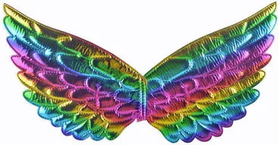 Produktbild von Regenbogen Engelsflügel "Aurelia" - 22 x 43 cm