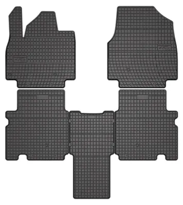 Produktbild von Gummi-Fußmatten für Kia EV9 2023- (SUV) – 4-tlg, Schwarz, passgenau