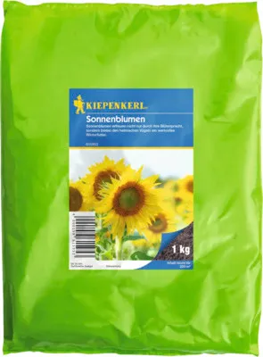 Produktbild von Sonnenblumen Feldsonnenblumen 1kg, bieten Blütenpracht und wertvolles Winterfutter