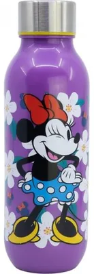 Image de Bouteille en plastique pour enfants Minnie Mouse 640 ml - bouchon à vis, sans BPA, 81298