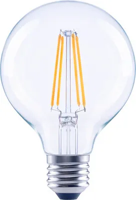 Produktbild von FLAIR LED Globelampe dimmbar G80 E27/7W(60W) 806 lm 2700 K warmweiß klar