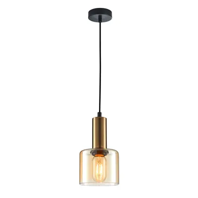 Immagine prodotto di Italux Santia, lampada a sospensione moderna in ottone PND-65342-1-BRO+AMB