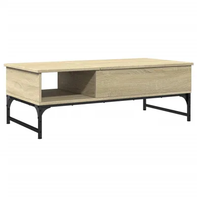 Produktbild von Couchtisch Sonoma-Eiche 100x50x35 cm Holzwerkstoff und Metall