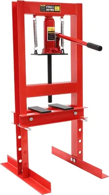 Produktbild von Werkstattpresse Hydraulikpresse 6T Auto Rahmenpresse Presse Lagerpresse Hub 125mm für Autobuchsen, Kugelgelenke, U-Gelenke