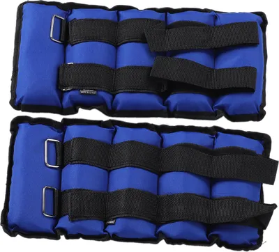 Produktbild von New 2pcs Adjustable Ankle Weights Gym Equipment Wrist Fitness Yoga 5kg