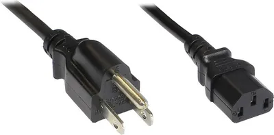 Produktbild von Netzkabel mit Kaltgerätebuchse, USA, 5m, Good Connections®