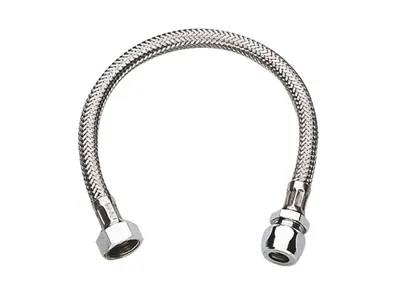 Produktbild von Grohe Druckschlauch flexibel 3/8´´ x 300 mm chrom - 45120000
